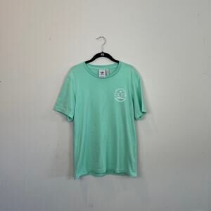 Adidas Green Logo T-Shirt, Size S